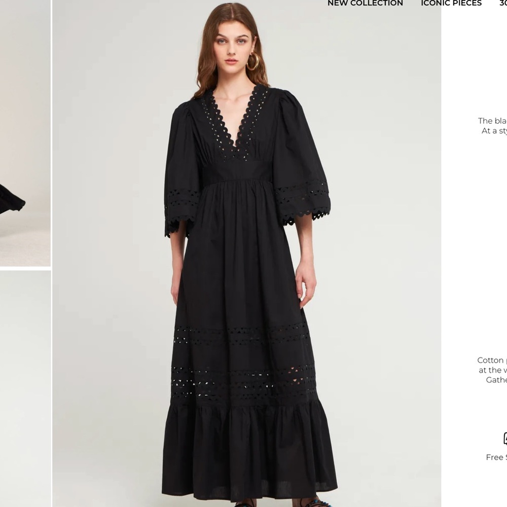 Antik Batik eyelet maxi dress